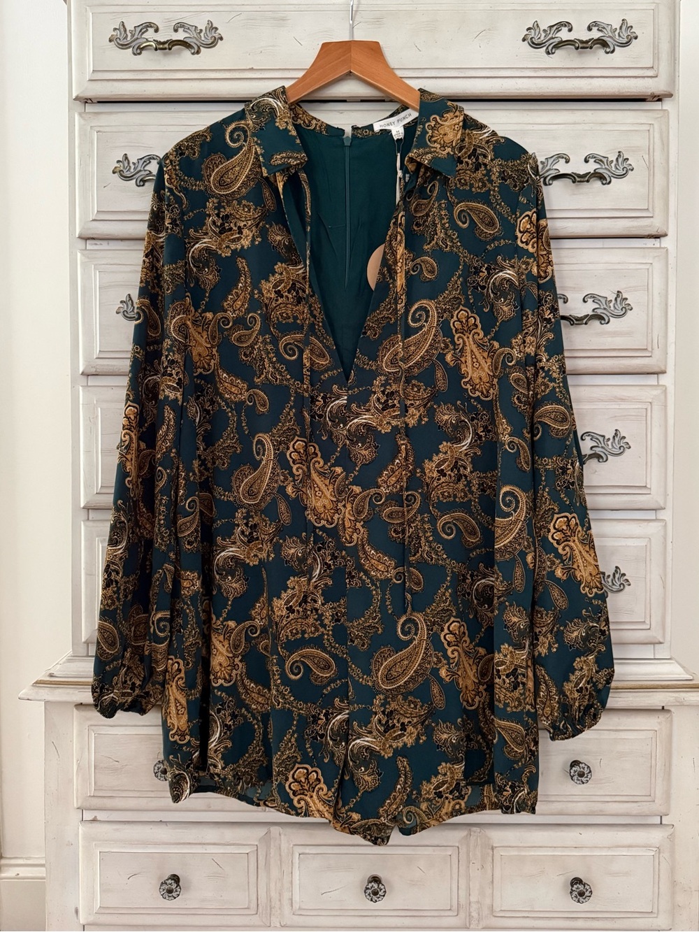 Vici Boho Paisley Romper - Picture 2 of 5